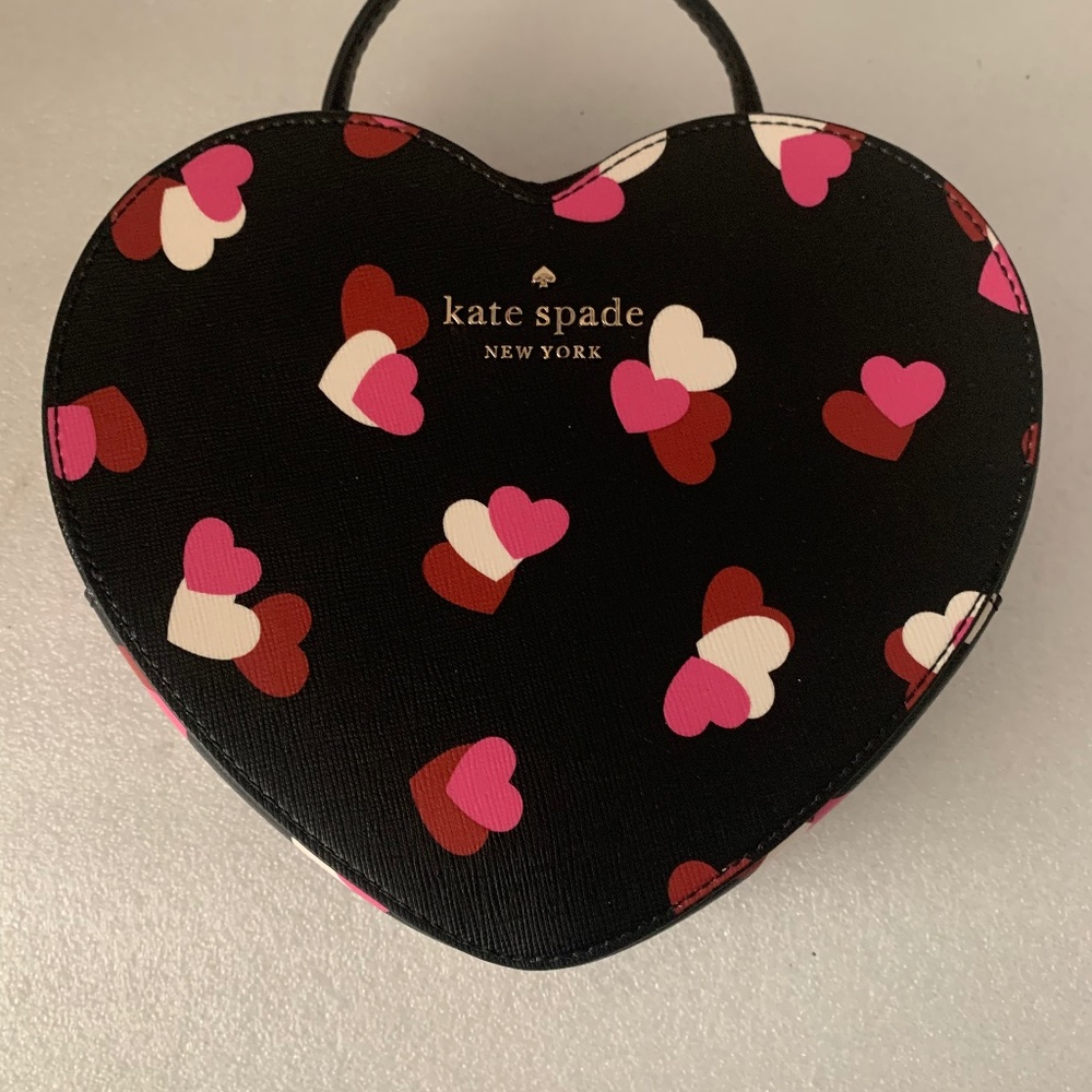 Kate Spade Love Shack Flutter Hearts Print Purse